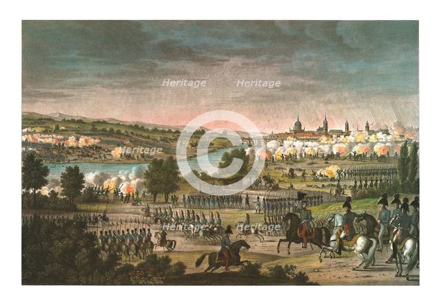 Battle of Dresden, 26 August 1813, (c1850). Artists: François-Louis Couché, Edme Bovinet.