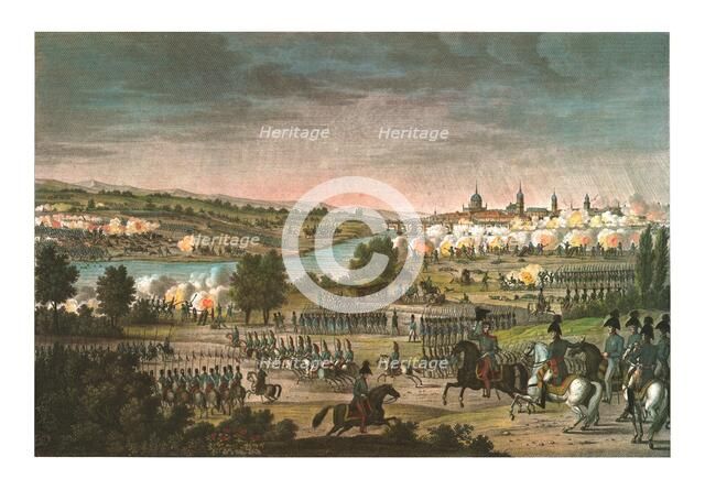 Battle of Dresden, 26 August 1813, (c1850). Artists: François-Louis Couché, Edme Bovinet.