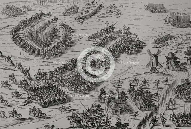 Battle of Dreux, (19 December 1562), (1877).  Creator: Unknown.