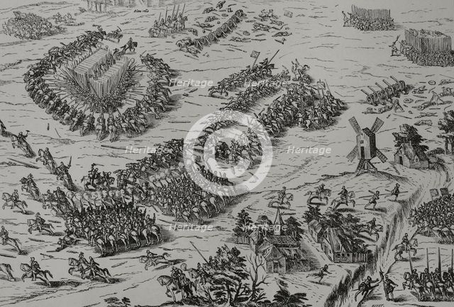 Battle of Dreux, (19 December 1562), (1877).  Creator: Unknown.