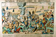 Battle of Essling - Death of Montebello 21 May 1809, (c1835). Artist: Francois Georgin