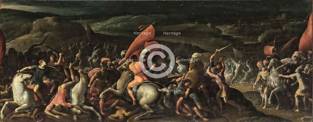 Battle of Furius Camillus against the Gauls, after 1613. Creator: Celio; Gaspare (1571-1640).