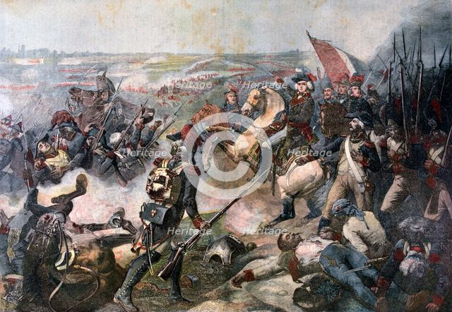 Battle of Fleurus, 26th June 1794, (1892). Artist: Jean-Baptiste Mauzaisse
