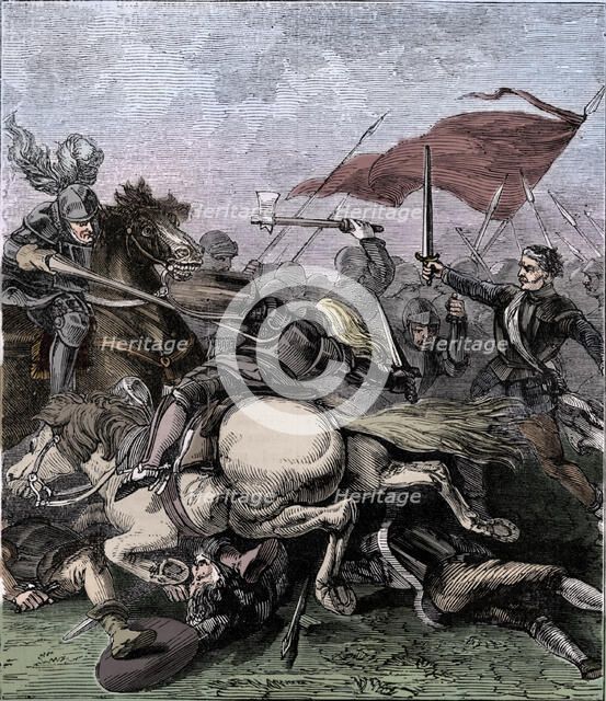 Battle of Flodden, (1513), c1910. Artist: Unknown.