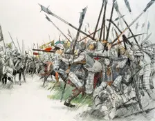Battle of Flodden Field, 1513, (c1990-2010). Artist: Ivan Lapper