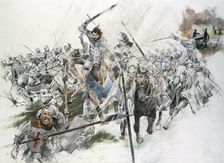 Battle of Flodden Field, 1513, (c1990-2010). Artist: Ivan Lapper