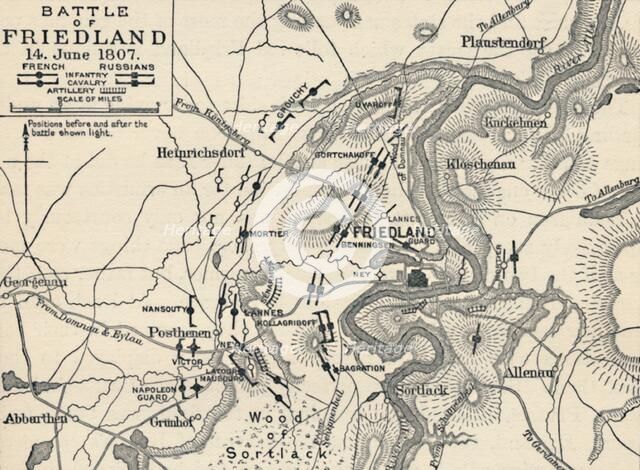 'Battle of Friedland, 14 June 1807', (1896). Artist: Unknown.