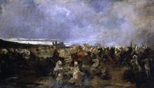 Battle of Guadalete (711), represents the development of the battle with the flight of the Goths …