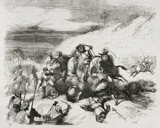 Battle of Guadalete, July 19-26, 711, (1852). Creator: Unknown