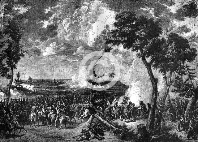Battle of Hanau, Germany, 30th-31st October 1813 (1882-1884). Creator: Unknown.