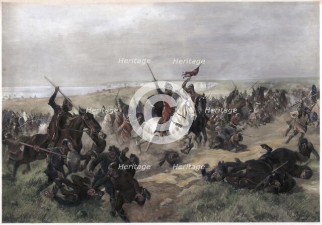 Battle of Hastings, 14th October 1066. Artist: Unknown