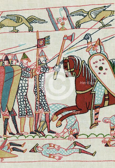Battle of Hastings, 1066 (1070s). Artist: Unknown