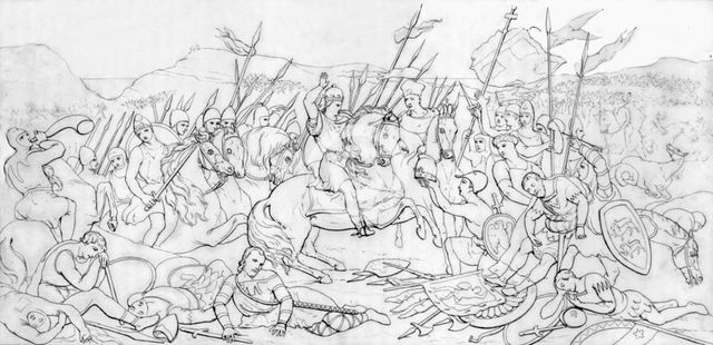 'Battle of Hastings', (1066), 1835. Creator: Unknown.
