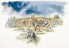 Battle of Hastings, 1066 (c1990-2010). Artist: Peter Dunn