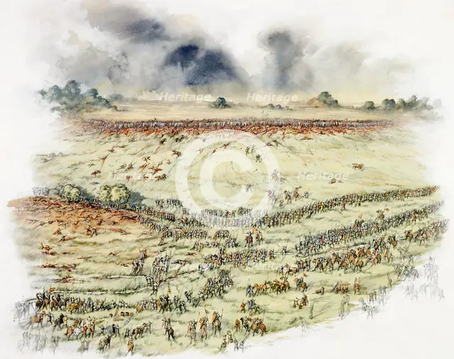 Battle of Hastings, 1066 (c1990-2010). Artist: Peter Dunn.