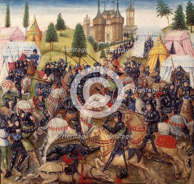 Battle of Hastings, 1066, (second half of 15th century). Creator: Unknown.