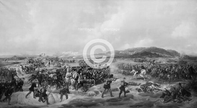 Battle of Isted, 25 July 1850, 1854. Creator: Niels Simonsen.