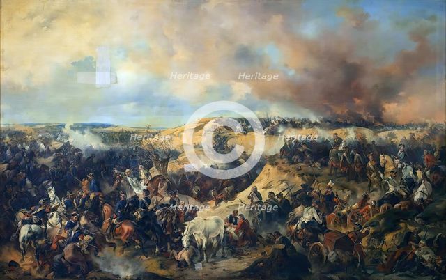 Battle of Kunersdorf on 1 August 1759, 1848. Creator: Alexander von Kotzebue.