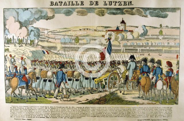 'Battle of Lutzen', 2 May 1813. Artist: Unknown