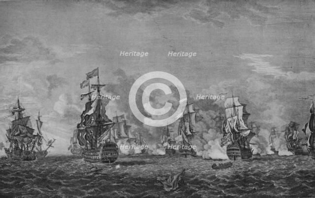 'Battle of Lagos', c1760. Artist: Richard Paton.