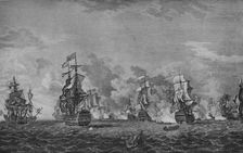 Battle of Lagos c1760. Artist: Richard Paton