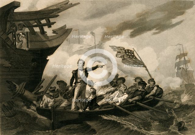 'Battle of Lake Erie', (1878). Creator: Unknown.