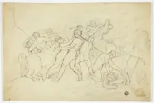 Battle of Lapiths and Centaurs, n.d. Creator: Joshua Cristall