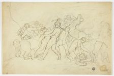 Battle of Lapiths and Centaurs, n.d. Creator: Joshua Cristall