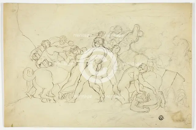 Battle of Lapiths and Centaurs, n.d. Creator: Joshua Cristall.