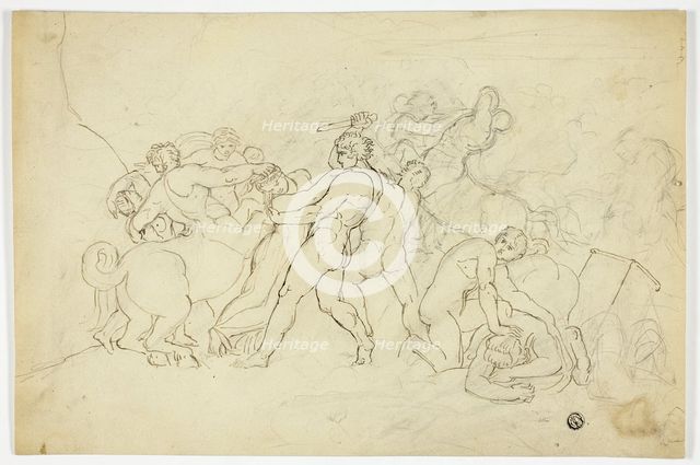 Battle of Lapiths and Centaurs, n.d. Creator: Joshua Cristall.