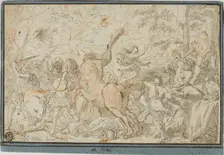 Battle of Lapiths and Centaurs, n.d. Creator: Unknown