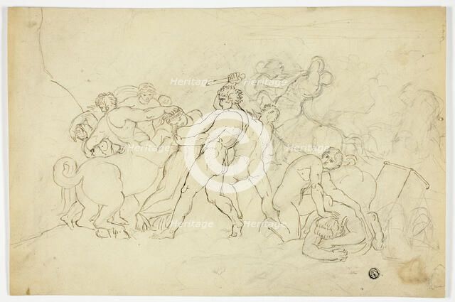 Battle of Lapiths and Centaurs, n.d. Creator: Joshua Cristall.