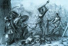 Battle of Las Navas de Tolosa (1212), engraving