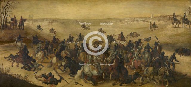 Battle of Lekkerbeetjen, 1601. Creator: Sebastian Vrancx.