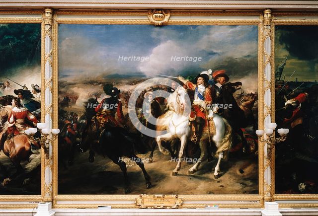 'Battle of Lens', 28 August 1648 (19th century). Artist: Pierre Franque