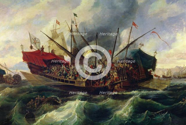 Battle of Lepanto 7-10 - 1571, naval battle fought between the armies of the Holy League and the …