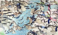 Battle of Little Bighorn, Montana, USA, 25-26 June 1876 (c1900). Creator: Amos Bad Heart Buffalo