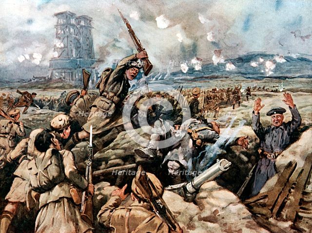 Battle of Loos, France, World War I, 1915. Artist: Unknown