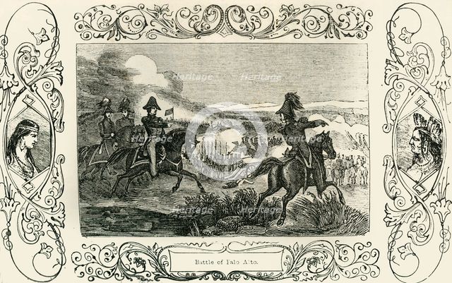 'Battle of Palo Alto', 1849. Creator: Unknown.