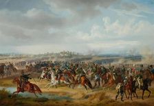 Battle of Pápa on 12 Juny 1809, 1844. Creator: Adam; Albrecht (1786-1862)