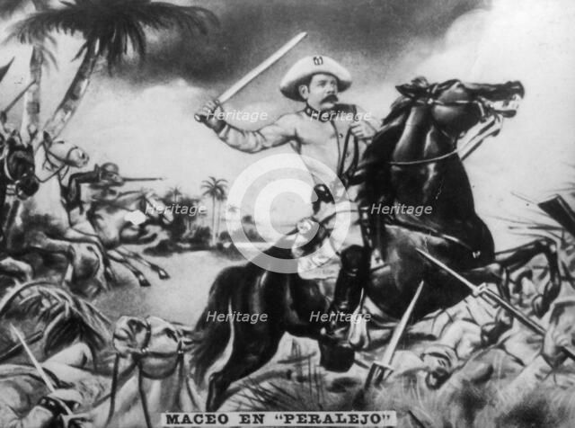Battle of Peralejo,  (1895), 1920s. Artist: Antonio Maceo Artist: Unknown