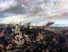 Battle of Poitiers (1356), 1830. Artist: Eugène Delacroix