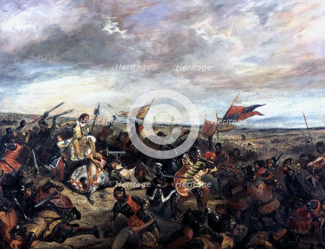 'Battle of Poitiers' (1356), 1830. Artist: Eugène Delacroix