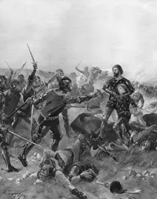 Battle of Poitiers, France, 1356