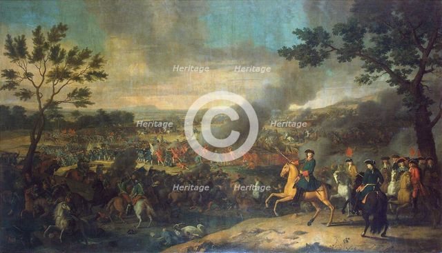 Battle of Poltava, 1718. Creator: Louis Caravaque.