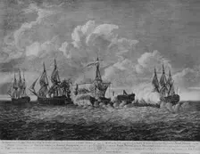 Battle of Providien c1786. Artist: Dominic Serres