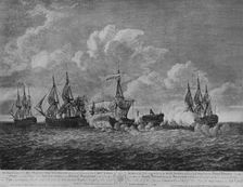 Battle of Providien c1786. Artist: Dominic Serres
