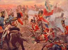 Battle of Quatre Bras, 1815 (1906). Artist: Vereker Monteith Hamilton