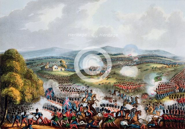 'Battle of Quatre Bras, June 16th 1815'. Creator: Thomas Sutherland.