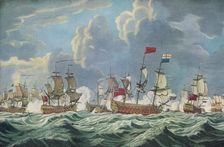 Battle of Quiberon Bay c1765. Artist: Francis Swaine
